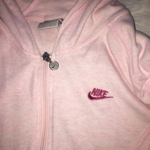 Pink Nike zip up
